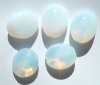 5 25x21x19mm Milky White Opal Oval Nuggets
